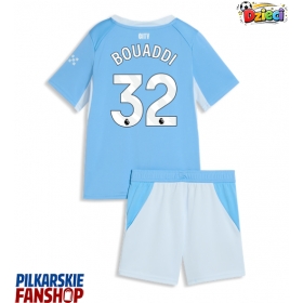 Koszulka piłkarska Manchester City Ayyoub Bouaddi #32 Strój Domowy dla dzieci 2026-27 tanio Krótki Rękaw (+ Krótkie spodenki)